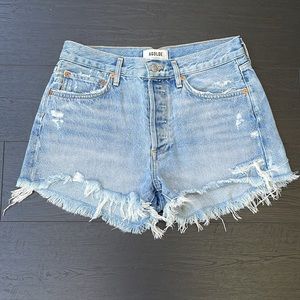 EUC Agolde Parker Cutoff Shorts in Swapmeet, 26